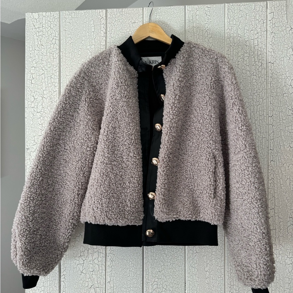 Ava + Kris faux shearling jacket (M)